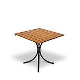 Стіл для дачі "Ріо" Тік Металевий (80*80 см) - Mix-Line, фото 2