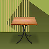 Стіл для кафе "Ріо" Тік від Mix-Line - (80*80 см), фото 7