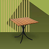 Стіл для кафе "Ріо" Тік від Mix-Line - (80*80 см), фото 6