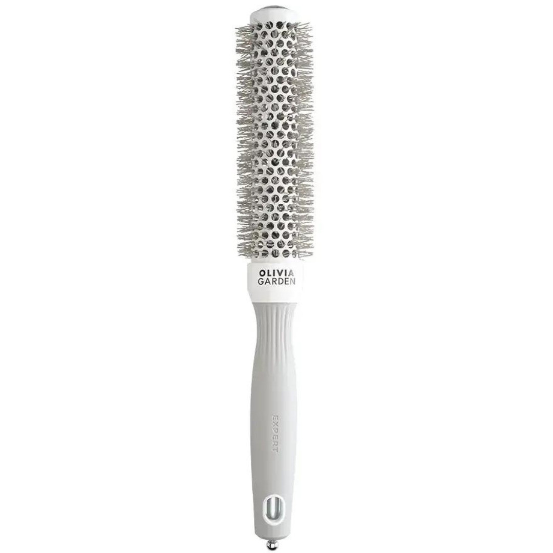 Брашинг термо Expert Blowout Speed Wavy Bristles White & Grey 25 мм OLIVIA GARDEN, фото 1