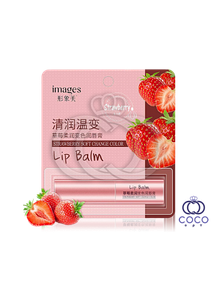 Бальзам для губ відновлювальний Images Strawberry Soft Change Color Lip Balm з екстактом полуниці 2.7 G