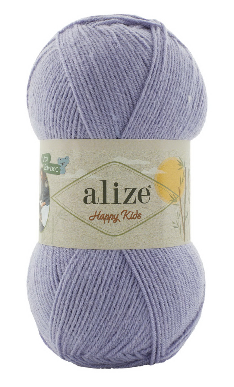 Дитяча напіввовна з бамбуком HAPPY KIDS ALIZE Хеппі Кідс Алізе № 257