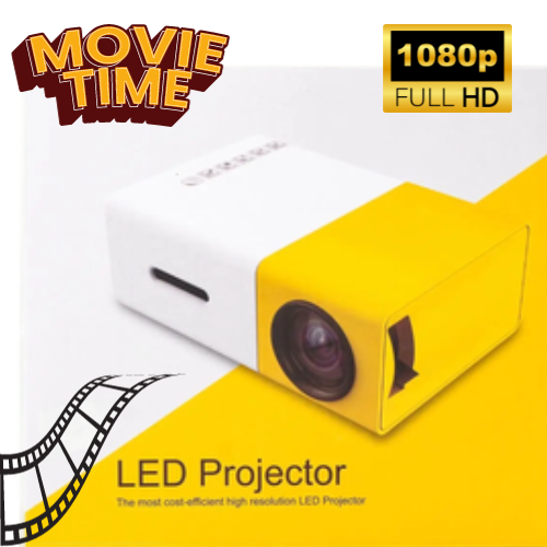 Мультимедийный портативный проектор 1080p HD LED YG300 с динамиком ...