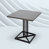 Стіл для дачі "Парма" Сірий Металевий (80*80 см) - Mix-Line, фото 4
