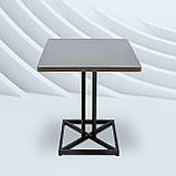Стіл для дачі "Парма" Сірий Металевий (80*80 см) - Mix-Line, фото 2