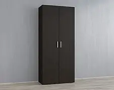 Шафа розпашна з полицями для прибирального інвентарю, пенал у ванну, шафка у ванну SV-MEBLI  Венге Темный