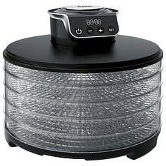 Електросушка для фруктів грибів овочів MAGIO МG-353 Black (Niz14833)