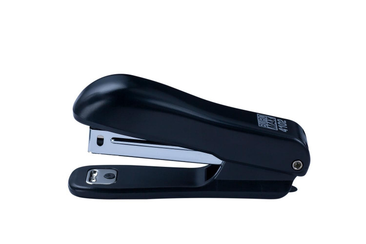 Степлер пластиковий круглий до 10арк. (скоби №10), JOBMAX, чорний, фото 1