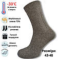 Шкарпетки чоловічі медичні верблюжа вовна теплі 42-48 какао, фото 2