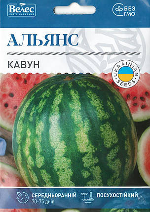 Насіння кавуна Альянс 5г ТМ ВЕЛЕС, фото 1