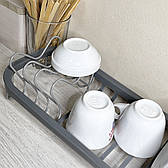 Кухонна сушка для посуду настільна MVM, сушарка кухонного посуду на стіл