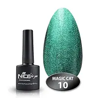 Гель-лак для ногтей Magic cat № 10 Nice for you Бирюзовый 8.5 г