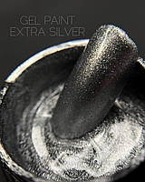 Гель фарба Crooz Gel Paint Extra Silver (Срібна) 5 ml