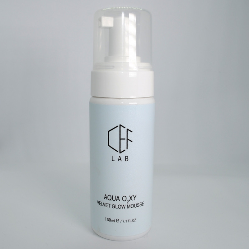 Шовковий антиоксидантний Мус CEF Lab Aqua O2xy Velvet Glow Mousse 150 мл