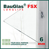 Монолітний полікарбонат 2050Х6100Х5 мм BauGlas FSX Longlife 2UV прозорий Сербія, фото 5
