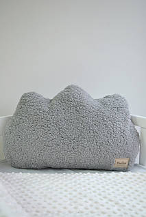 Бампер-подушка Twins Cloud Teddi, grey