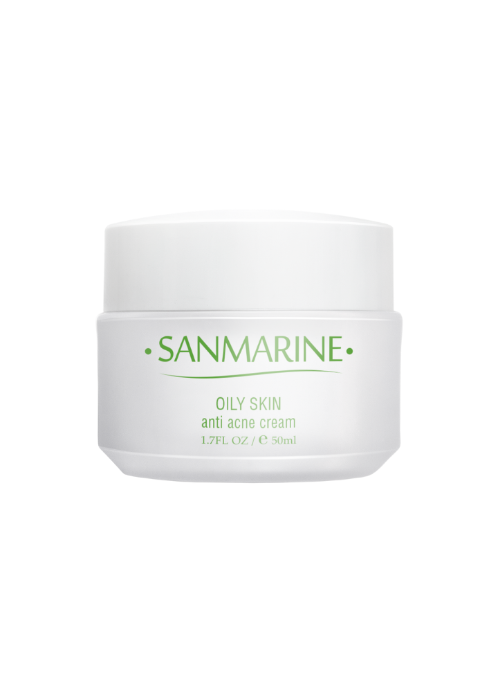 SanMarine Крем себорегулюючий Oily Skin Anti Acne Cream 50 мл, фото 1