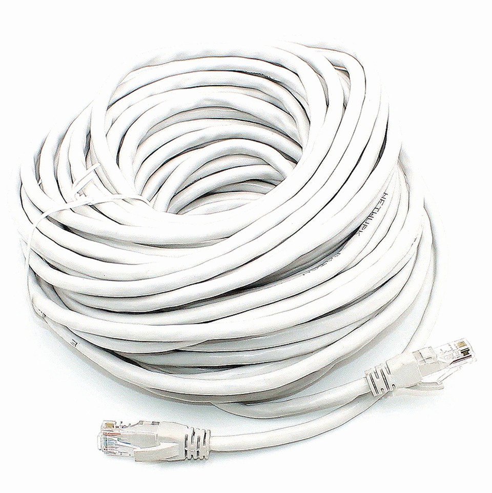 Кабель патч-корд 70 м RJ-45 Сетевой LAN кабель для интернета Ethernet UTP витая пара CAT 5 - фото 1 - id-p1417602127
