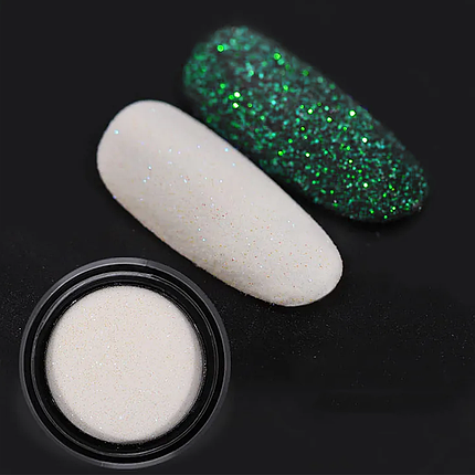 Блискітки для дизайну Luxe Glitters No1, смарагдовий хамелеон, фото 1