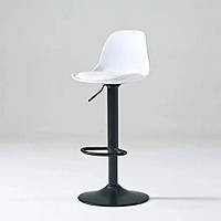 Барний стілець Тау Н, регульований за висотою на чорній ніжці