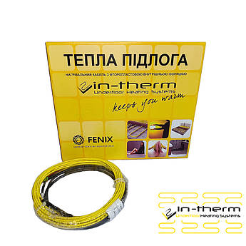 Нагрівальний кабель In-therm ADSV20 870 Вт (4,4 - 6,2 м2), електрична тепла підлога