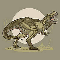 Картина за номерами "Тиранозавр 2" 15027-AC 30x30 см топ