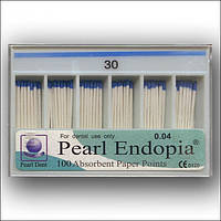 Штифты бумажные конусные Pearl Endopia 100 шт 04 №30