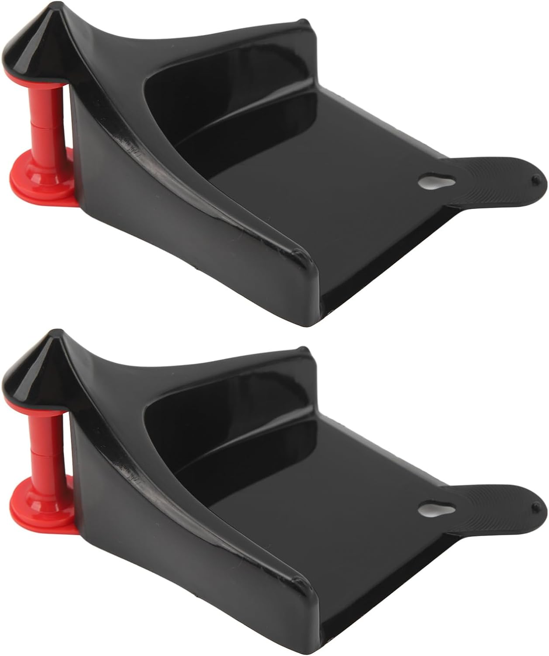 Набір двох вставок під колеса автомобіля, чорного кольору, фото 1