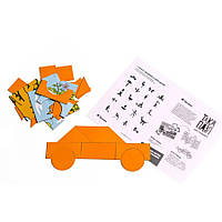 Пазлы для детей "Котик" 960186 (200001-UA) с раскраской топ