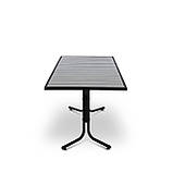 Стіл для дачі "Брістоль"160 Сірий Металевий (160*80 см)  - Mix-Line, фото 2