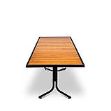 Стіл для дачі "Брістоль"180 Тік Металевий (180*80 см)  - Mix-Line, фото 7