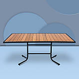 Стіл для дачі "Брістоль"180 Тік Металевий (180*80 см)  - Mix-Line, фото 3