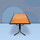 Стіл для дачі "Брістоль"180 Тік Металевий (180*80 см)  - Mix-Line, фото 5