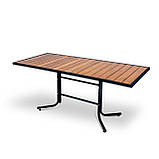 Стіл для дачі "Брістоль"180 Тік Металевий (180*80 см)  - Mix-Line, фото 8