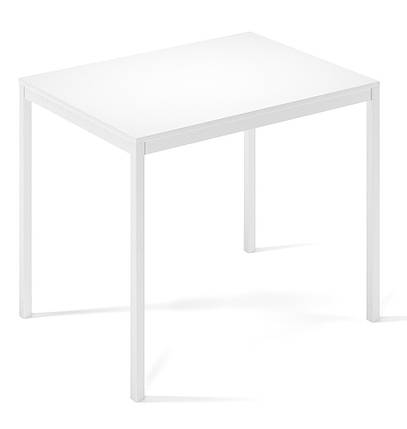 Письмовий стіл Brevity Loft mid 90*67 см Білий діамант/Білий метал ТМ ARTinHEAD, фото 1