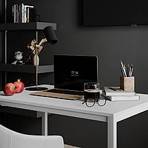 Письмовий стіл Brevity Loft mid 90*67 см Білий діамант/Білий метал ТМ ARTinHEAD, фото 4