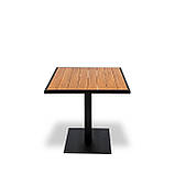 Стіл для дачі "Мальта" Тік Металевий (80*80 см)  - Mix-Line, фото 8