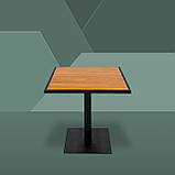 Стіл для дачі "Мальта" Тік Металевий (80*80 см)  - Mix-Line, фото 4