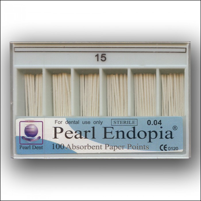 Штифти паперові конусні Pearl Endopia 100 шт 04 №15
