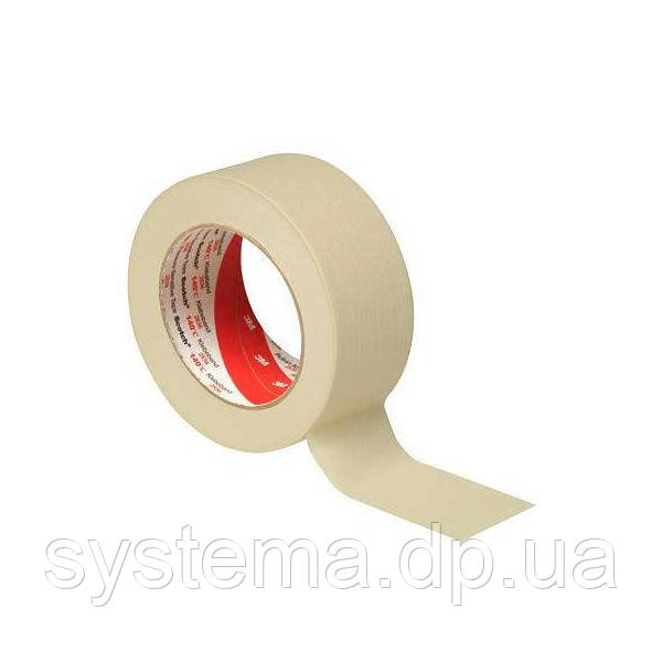 Scotch® 2836S - високотемпературна маскувальна стрічка, 140°С (малярська стрічка), 50х0,17 мм, рулон 50 м