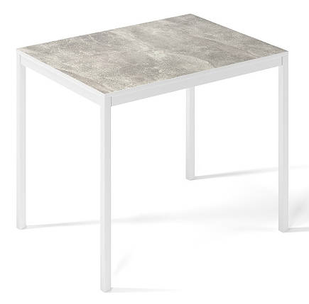 Письмовий стіл Brevity Loft mid 90*67 см Ательє світлий/Білий метал ТМ ARTinHEAD, фото 1