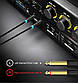 Аудіокабель mini-jack 3.5mm to Dual Jack 6.35mm Vention TRS (1m). Black, фото 7