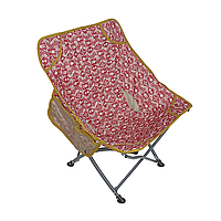 Раскладной стул для дачи и сада Lesko S4570 60*38*70 см Red (7596-41397)