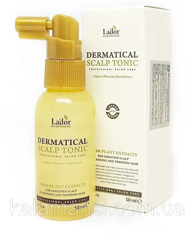Тонік для шкіри голови проти випадіння волосся Lador Dermatical Scalp Tonic 50ml