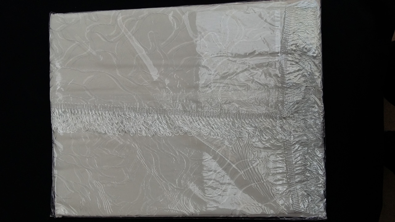 Скатерть из атласа с бахрамой, 150х220 см - фото 8 - id-p368272773