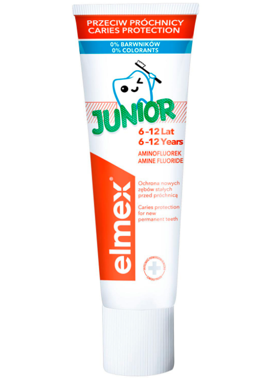 Зубна паста Elmex Junior для дітей від 6 до 12 років, 75мл