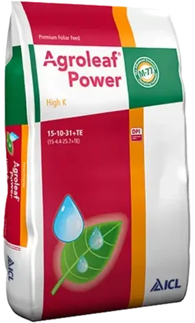 Agroleaf Power High K 15-10-31+ МЕ + DPI + M77 – добриво для позакореневої підживлення с/г культур (15 кг), фото 1