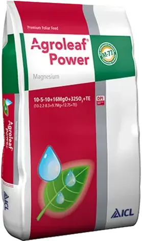 Agroleaf Power Magnesium 10-5-10 +16MgO + 32SO3 + TЕ – добриво для позакореневої підживлення с/г культур (15 кг), фото 1