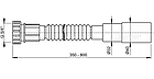 Гнучке з'єднання 5/4"/40/32 "Alcaplast", фото 3