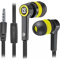 Наушники Defender Pulse 420, Black/Yellow (63421)